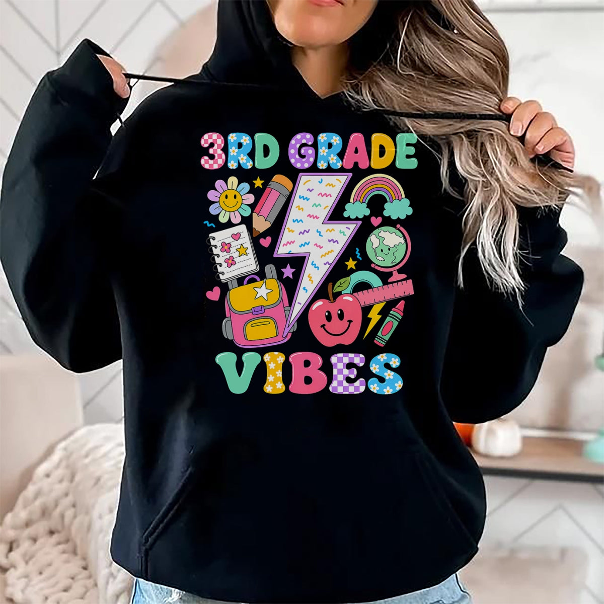 Best Student Shirt, Funny Back To School UnisexT-Shirt/Hoodie/Sweatshirt HLT00 - 3rd Grade for Girls Back to School First Day of Third Grade T-Shirt