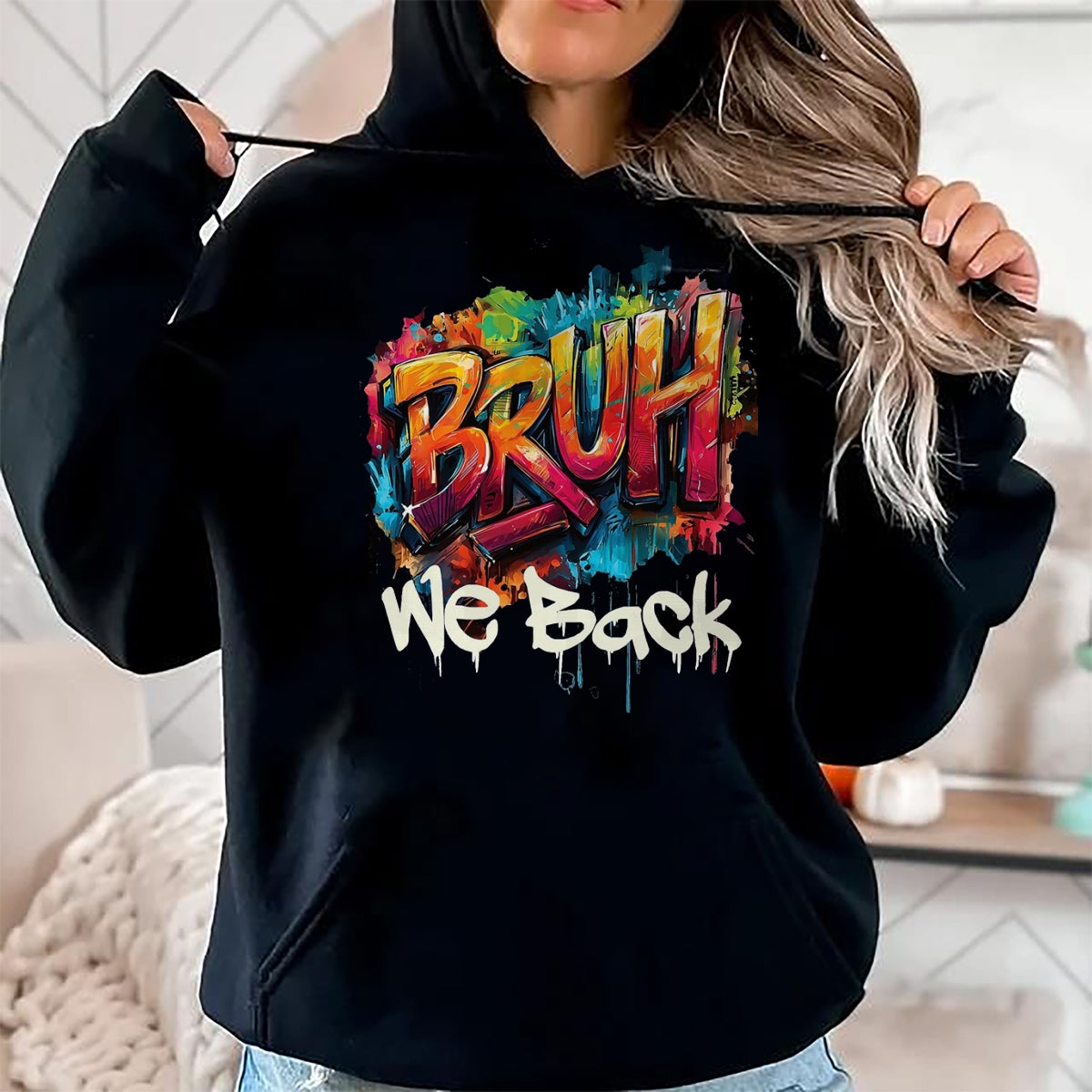 Best Student Shirt, Funny Back To School UnisexT-Shirt/Hoodie/Sweatshirt HLT00 - Bruh We Back to School First Day of Boys Kids Girls Teens T-Shirt, Men, Black, 3X-Large