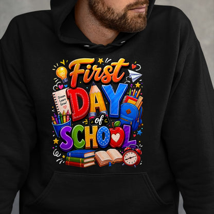 Best Student Shirt, Funny Back To School UnisexT-Shirt/Hoodie/Sweatshirt HLT00 - First Day of School Teacher Back to School Girls Boys T-Shirt
