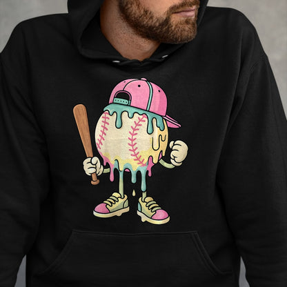 Best Student Shirt, Funny Back To School UnisexT-Shirt/Hoodie/Sweatshirt HLT00 - Cute Baseball Ice Cream Drip Tees for Girls and Boys T Shirts Pastel Sporty Fun