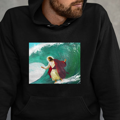 Christian Tee, Christian Faith Unisex T-Shirt/Hoodie/Sweatshirt HLT00 - Jesus Walking On Water Evangelical Christian Gift T-Shirt