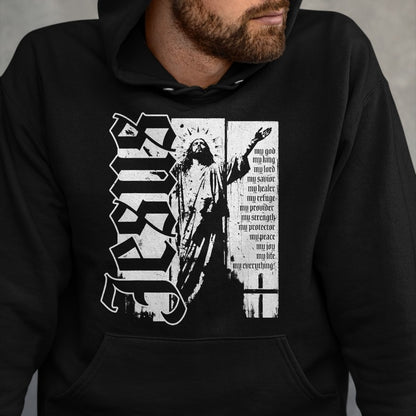 Christian Tee, Christian Faith Unisex T-Shirt/Hoodie/Sweatshirt HLT00 - Jesus Christ God King Lord Savior Strength Prayer Christian T-Shirt