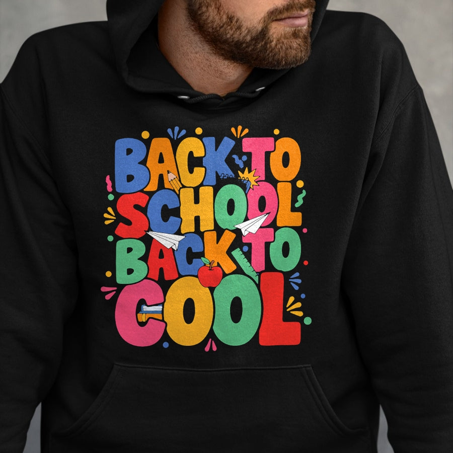 Best Student Shirt, Funny Back To School UnisexT-Shirt/Hoodie/Sweatshirt HLT00 - Back to School Back to Cool Retro First Day Look T-Shirt