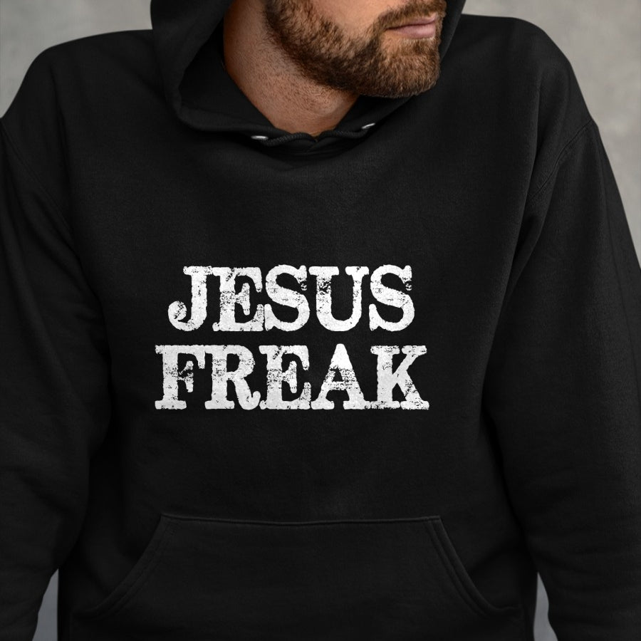 Christian Tee, Christian Faith Unisex T-Shirt/Hoodie/Sweatshirt HLT00 - Jesus Freak Distressed T-Shirt Christian Religious Shirt T-Shirt