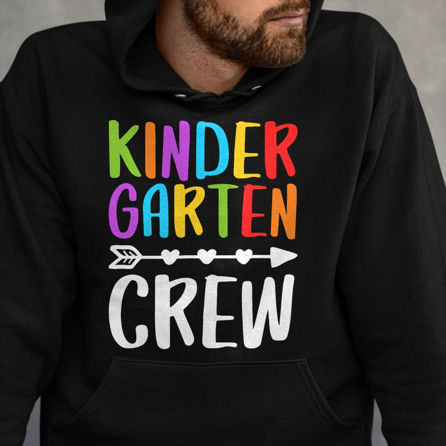 Best Student Shirt, Funny Back To School UnisexT-Shirt/Hoodie/Sweatshirt HLT00 - Kindergarten Crew Shirt Kinder Crew Teacher Boy Girl T-Shirt