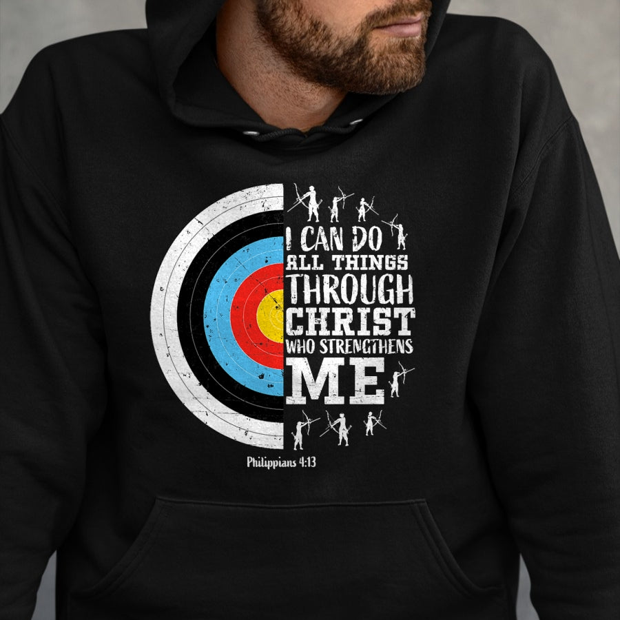 Christian Tee, Christian Faith Unisex T-Shirt/Hoodie/Sweatshirt HLT00 - Christian Archery Gifts Women Teen Girls Men Boys Religious T-Shirt