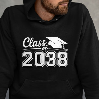 Best Student Shirt, Funny Back To School UnisexT-Shirt/Hoodie/Sweatshirt HLT00 - Class of 2038 Grow with me T-Shirt