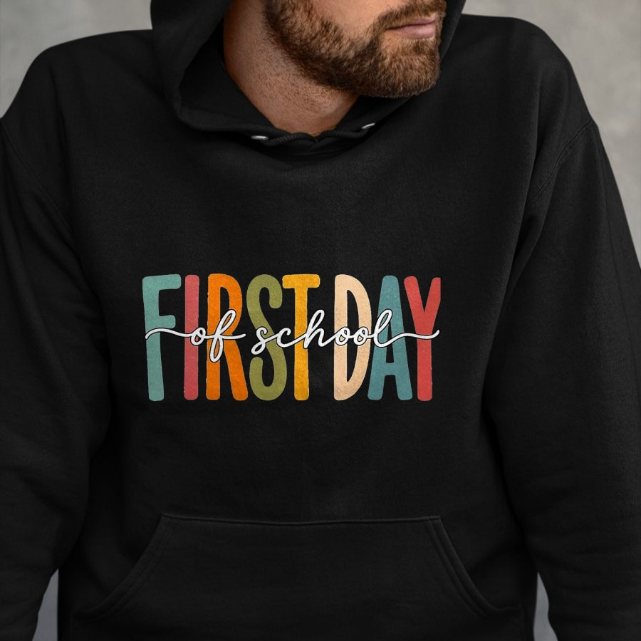 Best Student Shirt, Funny Back To School UnisexT-Shirt/Hoodie/Sweatshirt HLT00 - Funny First Day of School Teacher Students Back to School T-Shirt, Men, Black, 3X-Large