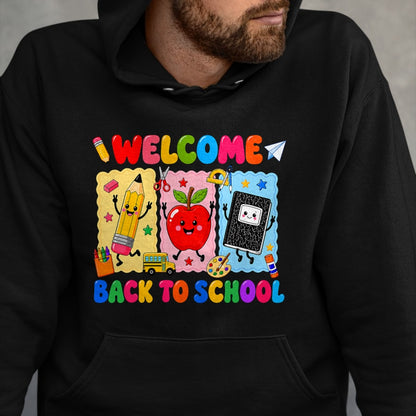Best Student Shirt, Funny Back To School UnisexT-Shirt/Hoodie/Sweatshirt HLT00 - Back to School Welcome Back to School Pencil Boy Girl Kid T-Shirt