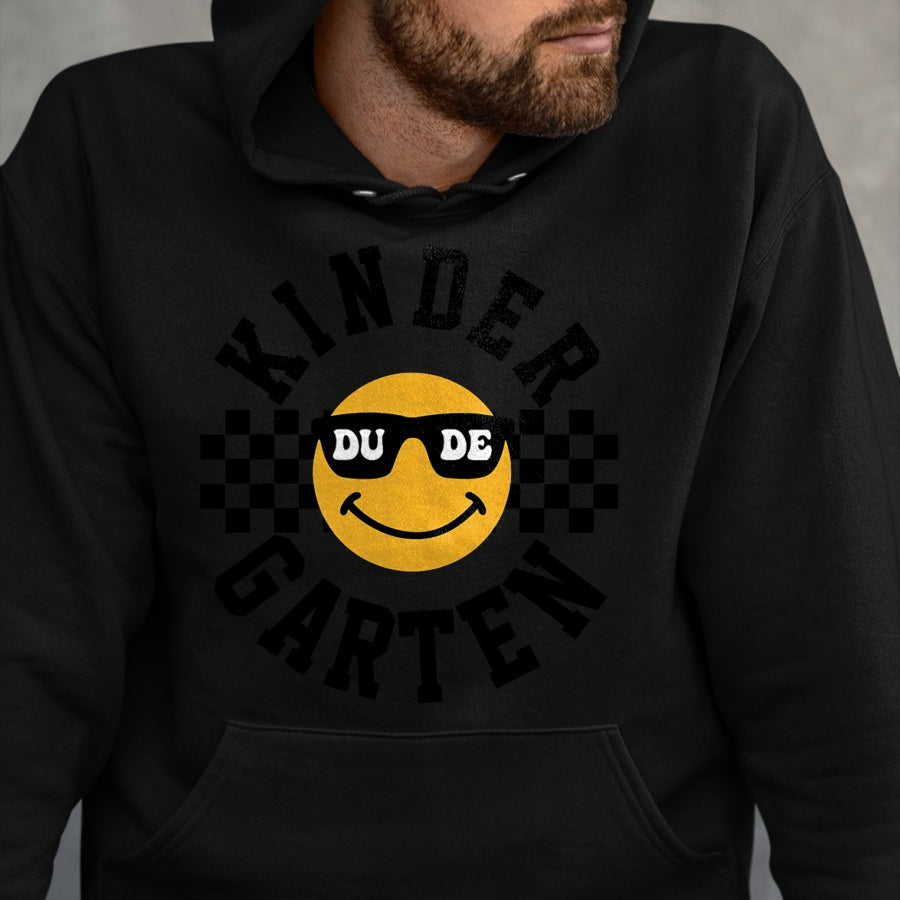 Best Student Shirt, Funny Back To School UnisexT-Shirt/Hoodie/Sweatshirt HLT00 - Kindergarten Dude Back To School Kinder Students Kids T-Shirt