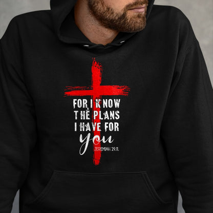 Christian Tee, Christian Faith Unisex T-Shirt/Hoodie/Sweatshirt HLT00 - Christian Quote Faith Jeremiah 29.11 T-Shirt