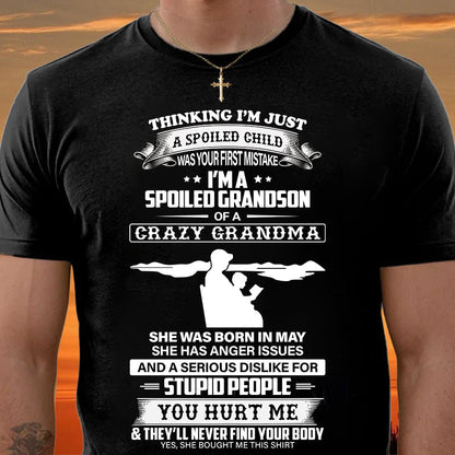 Spoiled by Grandma Shirt May Edition – From Grandma to Grandson virgo05 (SKU-GMS2-05)
