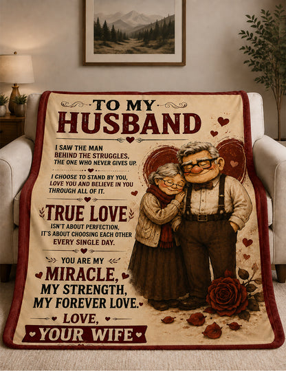 Family Blanket - From Wife - To My Husband - Virgo - ( SKU2608-389)