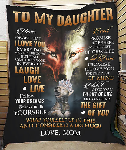 BLANKET FOR DAUGHTER – COMFORT & WARMTH GIFT FROM MOM (SKUB07-113)