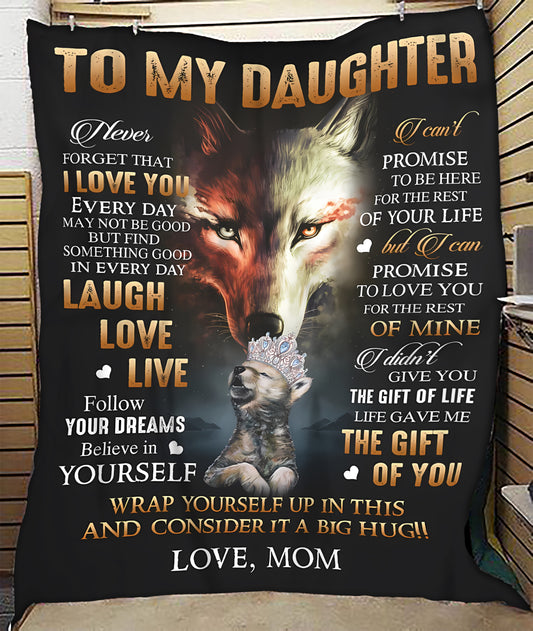 BLANKET FOR DAUGHTER – COMFORT & WARMTH GIFT FROM MOM (SKUB07-113)