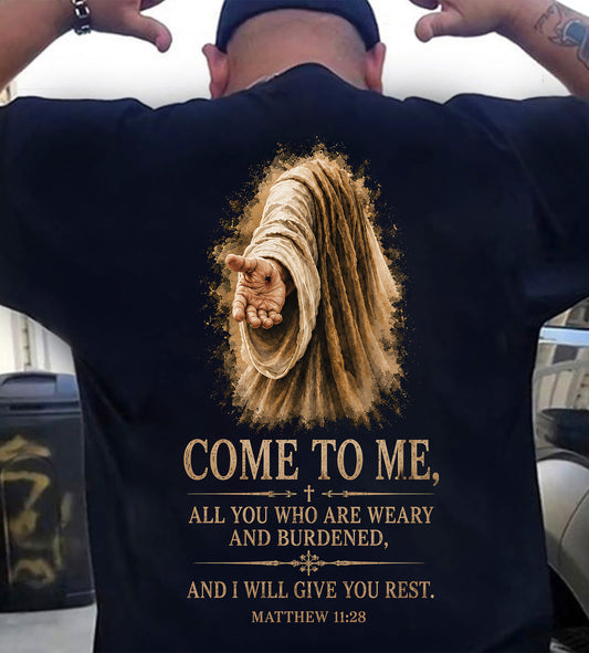 Christian T-Shirt Come To Me - For Men - Virgo00 (SKU2607-339)
