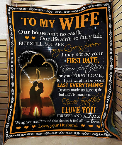To My Wife Blanket – Our Love, Wrapped In Warmth, From Husband (SKUB07-61)