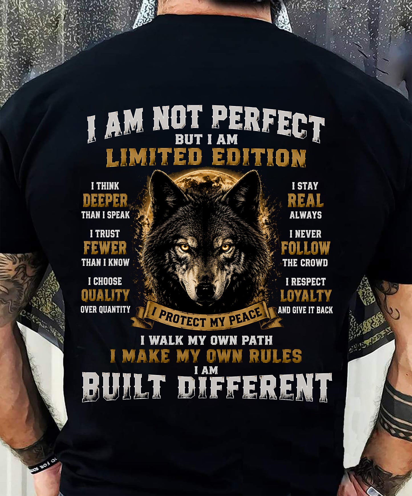 PET SHIRT Built Different - For Men - Virgo00 (SKU2608-619)