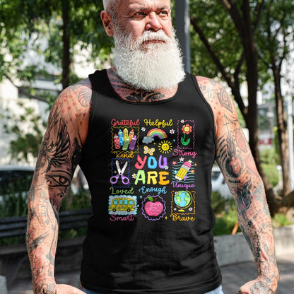Best Student Shirt, Funny Back To School UnisexT-Shirt/Hoodie/Sweatshirt HLT00 - Back to School You are Smart Kind Enough Teacher Kid T-Shirt