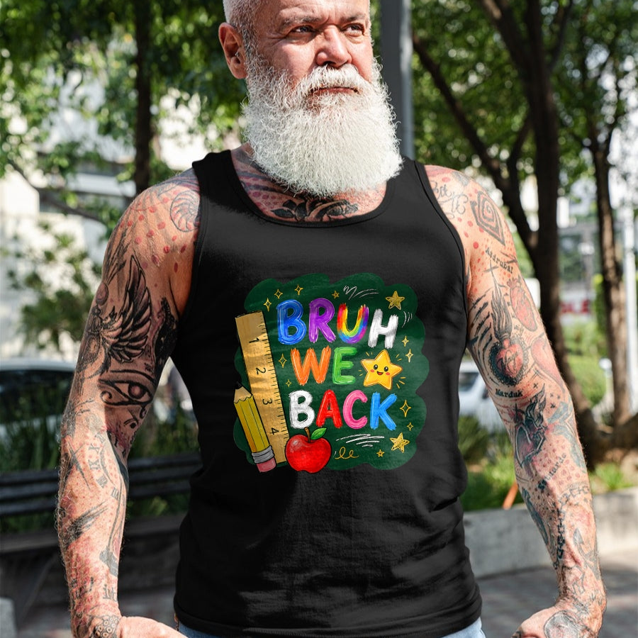Best Student Shirt, Funny Back To School UnisexT-Shirt/Hoodie/Sweatshirt HLT00 - Bruh We Back Funny Teachers Kids Back to School First Day T-Shirt