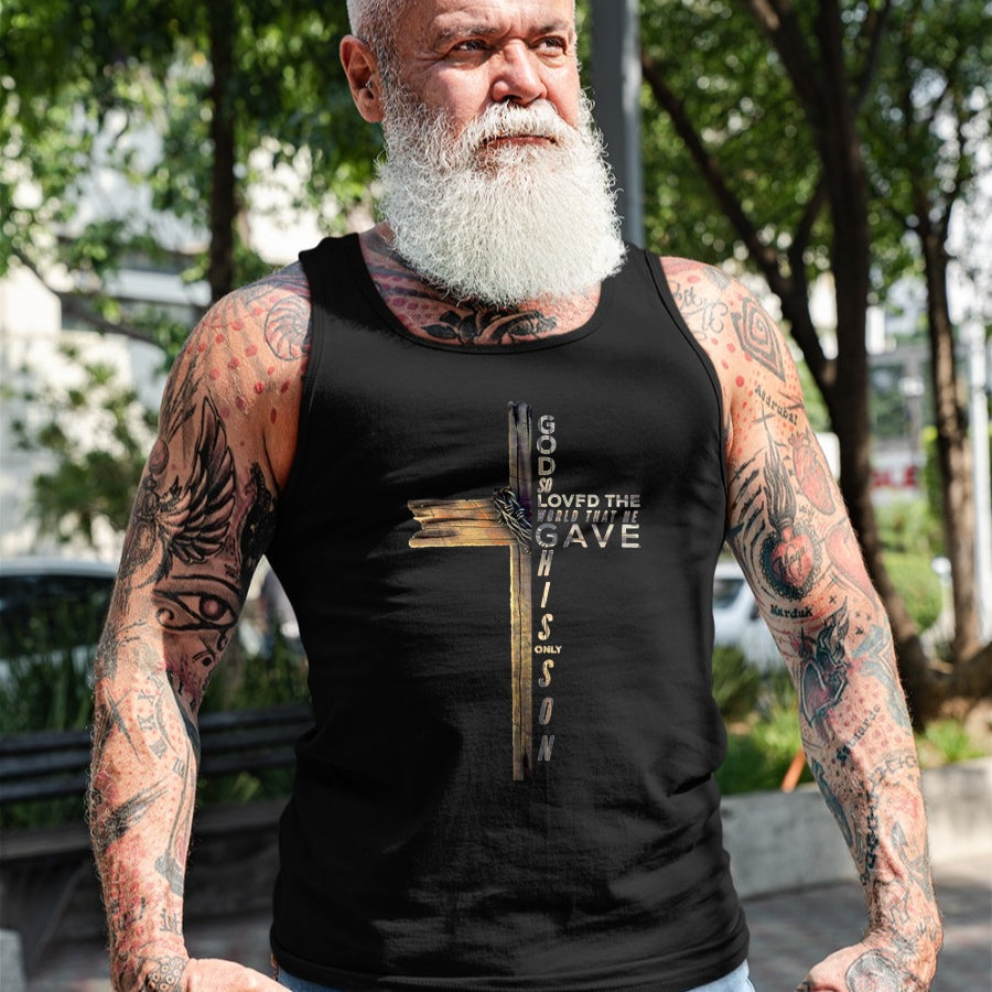 Christian Tee, Christian Faith Unisex T-Shirt/Hoodie/Sweatshirt HLT00 - John 316 Christian Cross Bible T-Shirt