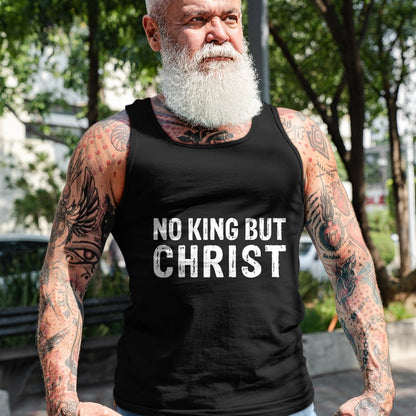 Christian Tee, Christian Faith Unisex T-Shirt/Hoodie/Sweatshirt HLT00 - Christian No King But Christ Christianity T-Shirt
