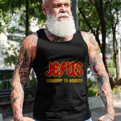 Christian Tee, Christian Faith Unisex T-Shirt/Hoodie/Sweatshirt HLT00 -Christ Jesus Highway To Heaven, Superhero Jesus Christian Premium T-Shirt