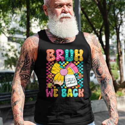 Best Student Shirt, Funny Back To School UnisexT-Shirt/Hoodie/Sweatshirt HLT00 - Bruh We Back Pencil Bow Back to School Teacher Boys Girls T-Shirt