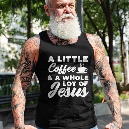 Christian Tee, Christian Faith Unisex T-Shirt/Hoodie/Sweatshirt HLT00 - Little Coffee Jesus God Christ Religious Christian Gift T-Shirt