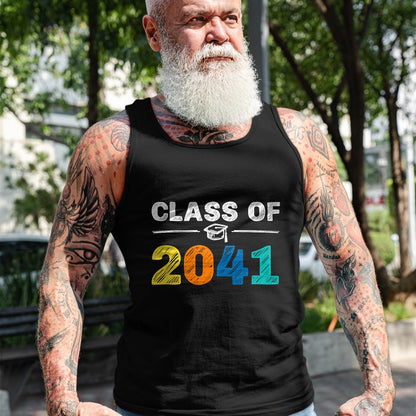 Best Student Shirt, Funny Back To School UnisexT-Shirt/Hoodie/Sweatshirt HLT00 - Class of 2041 Grow With Me First Day of School Graduation T-Shirt