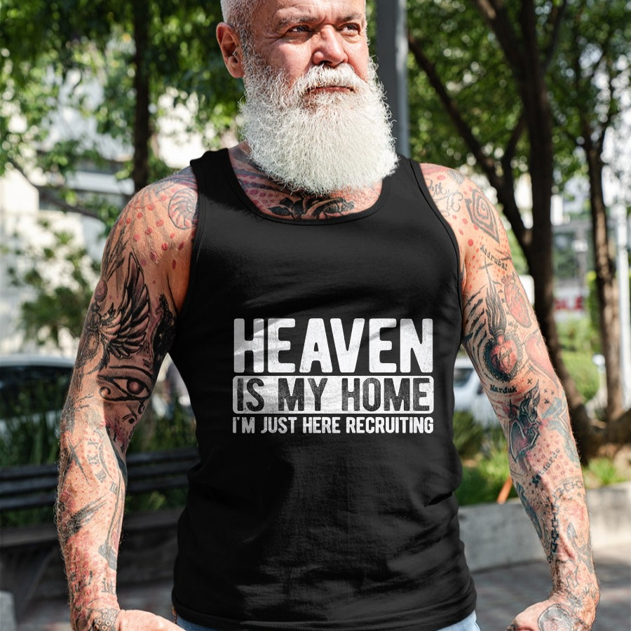 Christian Tee, Christian Faith Unisex T-Shirt/Hoodie/Sweatshirt HLT00 - Heaven Is My Home Christian Religious Jesus T-Shirt