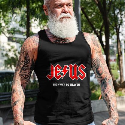 Christian Tee, Christian Faith Unisex T-Shirt/Hoodie/Sweatshirt HLT00 - Jesus - Highway to Heaven - Hard Rocker & Devout Christian T-Shirt