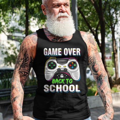 Best Student Shirt, Funny Back To School UnisexT-Shirt/Hoodie/Sweatshirt HLT00 - Game Over Back to School Shirt Funny Kids First Day School T-Shirt