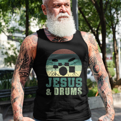 Christian Tee, Christian Faith Unisex T-Shirt/Hoodie/Sweatshirt HLT00 - Drummer Christian Religious Drums Player Gift Jesus T-Shirt