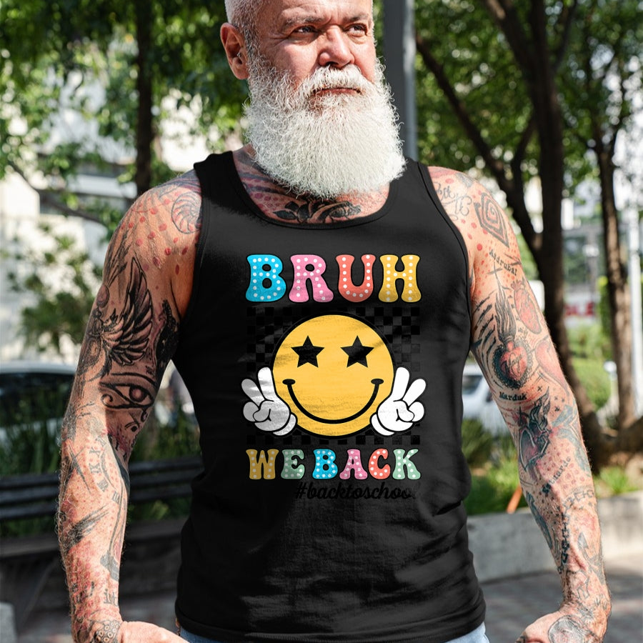 Best Student Shirt, Funny Back To School UnisexT-Shirt/Hoodie/Sweatshirt HLT00 - Bruh We Back Teachers Retro Back to School Boys Girls Kids T-Shirt