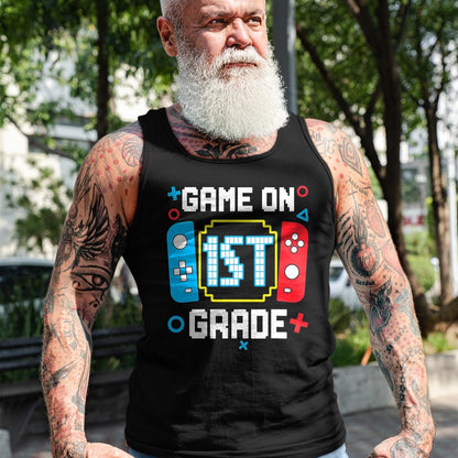 Best Student Shirt, Funny Back To School UnisexT-Shirt/Hoodie/Sweatshirt HLT00 - 1st Grade for Boys Back to School First Day of First Grade T-Shirt, Men, Black, 3X-Large