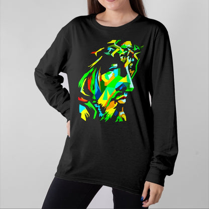 Christian Tee, Christian Faith Unisex T-Shirt/Hoodie/Sweatshirt HLT00 - Jesucristo Pop Art Jesus Christ Face, Catholic Icon Painting T-Shirt