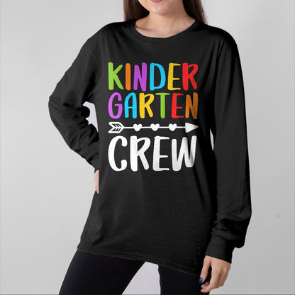 Best Student Shirt, Funny Back To School UnisexT-Shirt/Hoodie/Sweatshirt HLT00 - Kindergarten Crew Shirt Kinder Crew Teacher Boy Girl T-Shirt