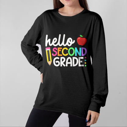 Best Student Shirt, Funny Back To School UnisexT-Shirt/Hoodie/Sweatshirt HLT00 - Hello Second Grade Team 2nd Grade Back to School Teacher Kid T-Shirt