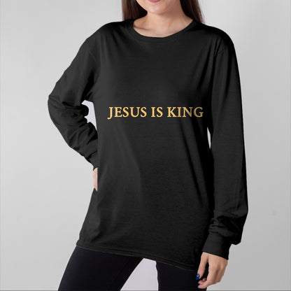 Christian Tee, Christian Faith Unisex T-Shirt/Hoodie/Sweatshirt HLT00 - Jesus is King Christian T-Shirt