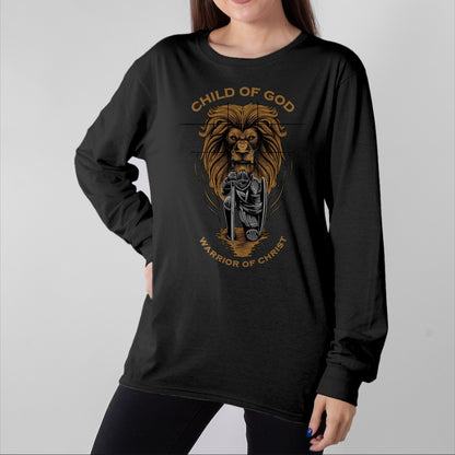Christian Tee, Christian Faith Unisex T-Shirt/Hoodie/Sweatshirt HLT00 -  Child of God Warrior of Christ Jesus Christian Faith Graphic T-Shirt