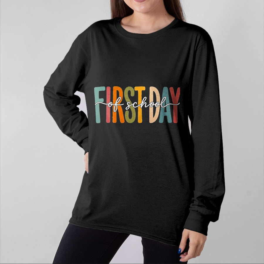 Best Student Shirt, Funny Back To School UnisexT-Shirt/Hoodie/Sweatshirt HLT00 - Funny First Day of School Teacher Students Back to School T-Shirt, Men, Black, 3X-Large