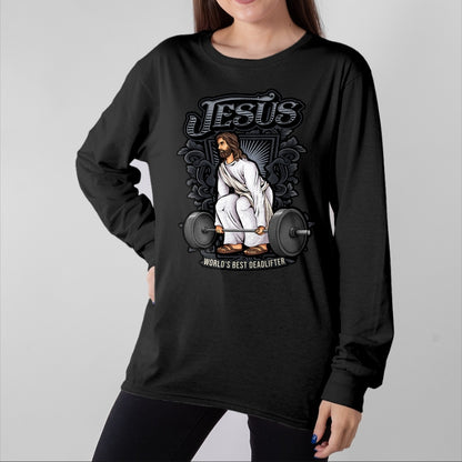 Christian Tee, Christian Faith Unisex T-Shirt/Hoodie/Sweatshirt HLT00 - Funny Jesus Christian Weight Lifting Men Women Gym Gag Gifts T-Shirt
