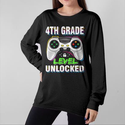 Best Student Shirt, Funny Back To School UnisexT-Shirt/Hoodie/Sweatshirt HLT00 - Boys First Day of 4th Grade Shirt Kids Gaming Back to School T-Shirt
