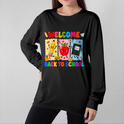 Best Student Shirt, Funny Back To School UnisexT-Shirt/Hoodie/Sweatshirt HLT00 - Back to School Welcome Back to School Pencil Boy Girl Kid T-Shirt