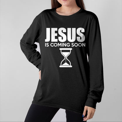 Christian Tee, Christian Faith Unisex T-Shirt/Hoodie/Sweatshirt HLT00 - Jesus Is Coming Soon Countdown til Jesus Christ T-Shirt