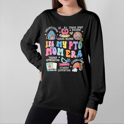 Best Student Shirt, Funny Back To School UnisexT-Shirt/Hoodie/Sweatshirt HLT00 - in My PTO Mom Era Parent Association Organization Groovy T-Shirt