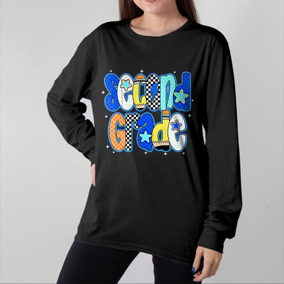 Best Student Shirt, Funny Back To School UnisexT-Shirt/Hoodie/Sweatshirt HLT00 - Back to School Hello Second Grade Team 2nd Grade Boy Girl T-Shirt