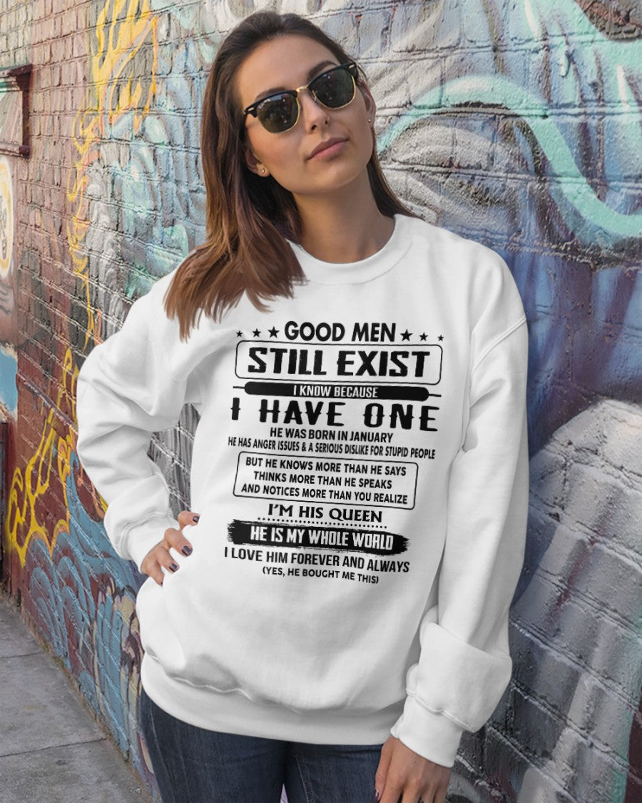 January - Good men Still Exist - gift for your girlfriend, wife from Husband - Virgo01 (SKU-GM-01)