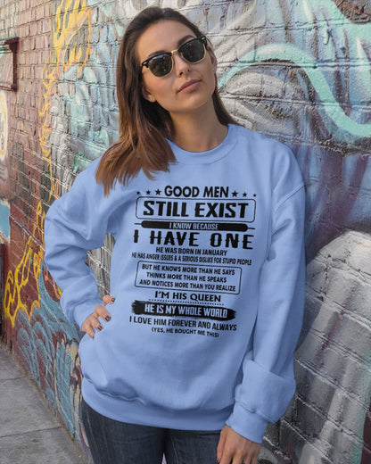 January - Good men Still Exist - gift for your girlfriend, wife from Husband - Virgo01 (SKU-GM-01)